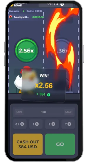 Press the collect button before the collision to secure your winnings, which can reach up to 20,000 AUD.
